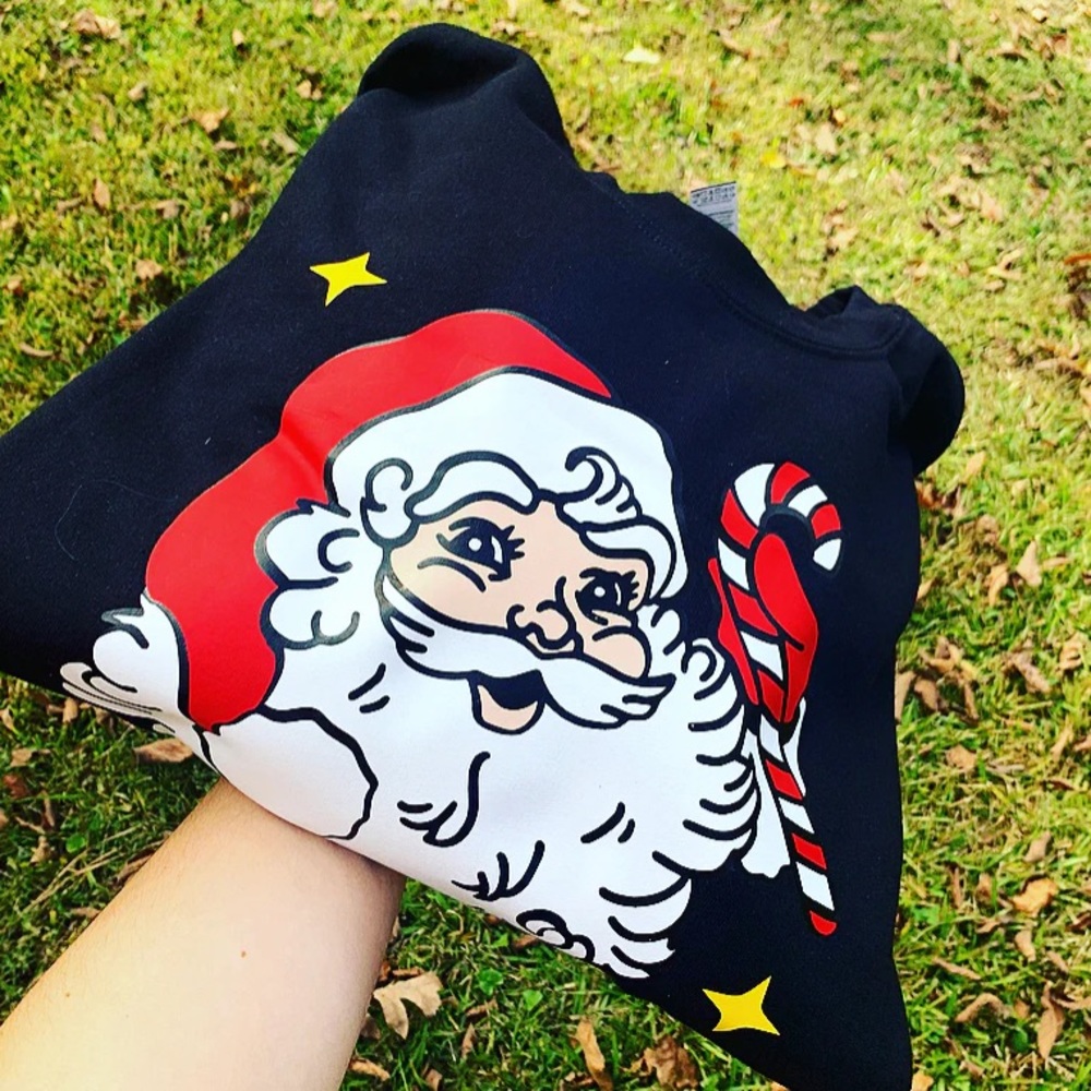 Santa Face Christmas Sweatshirt